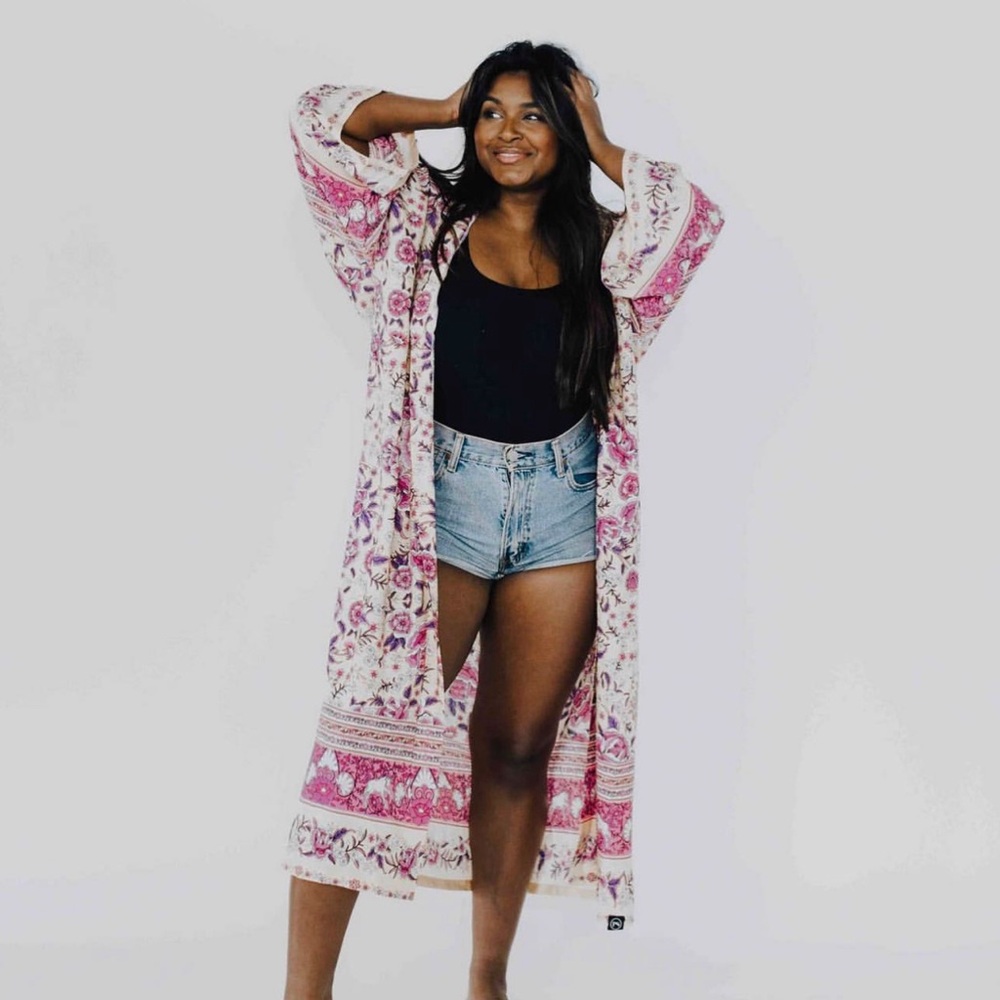New kimono pink one size